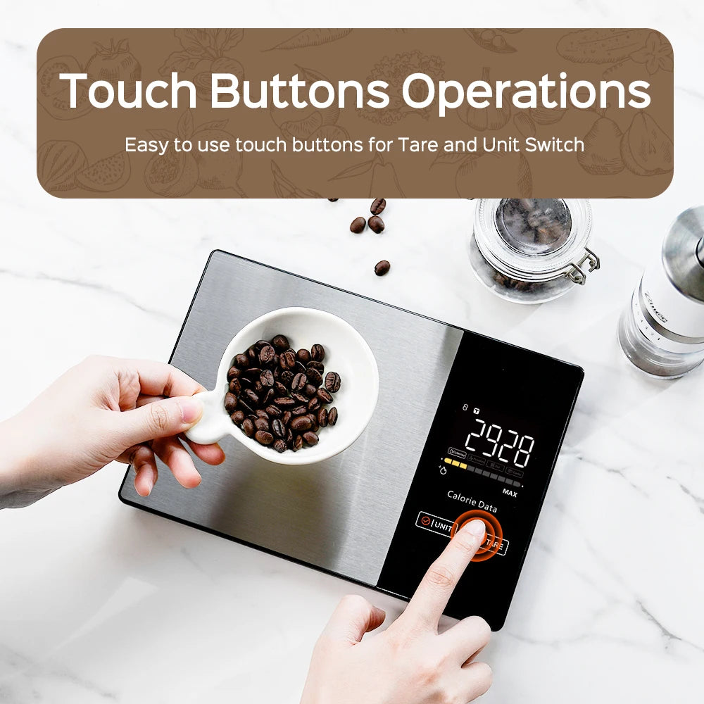 ModernHomeGadgets™ Smart Digital Food Scale with Nutrition Tracking