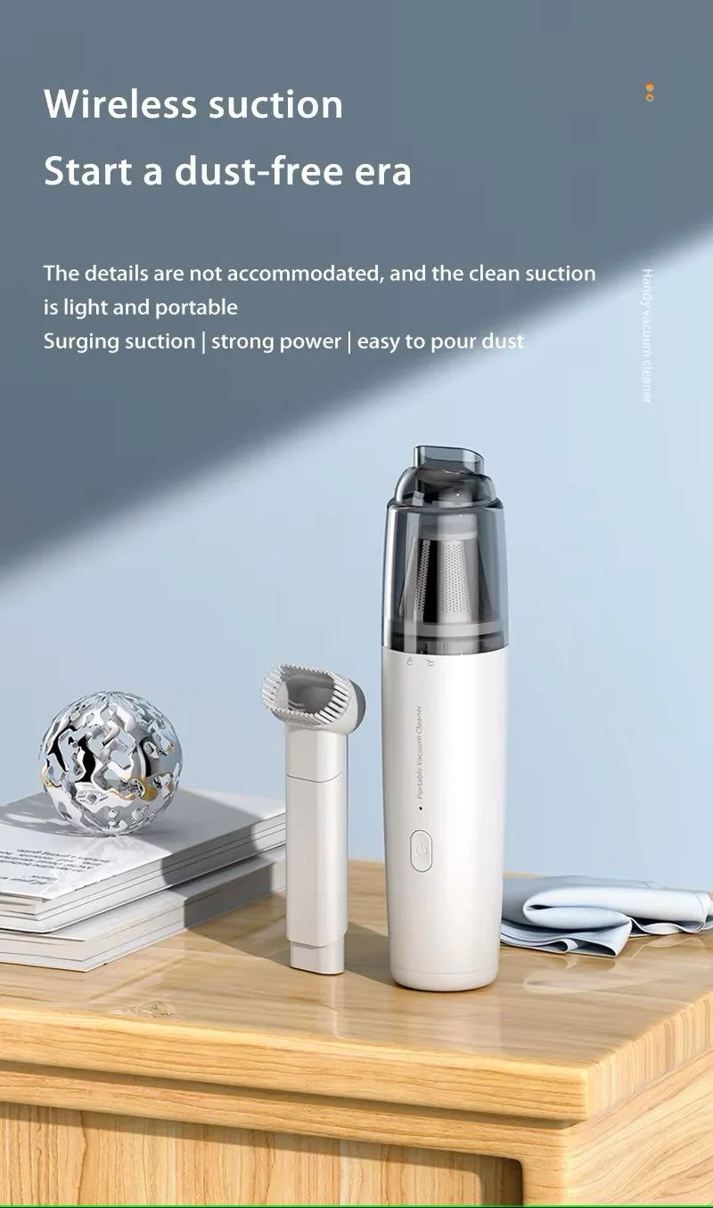 Xiaomi Car Vacuum Cleaner Wireless Portable Vacuum Cleaner Strong Suction Handheld Mini High Power Cleaner For Home