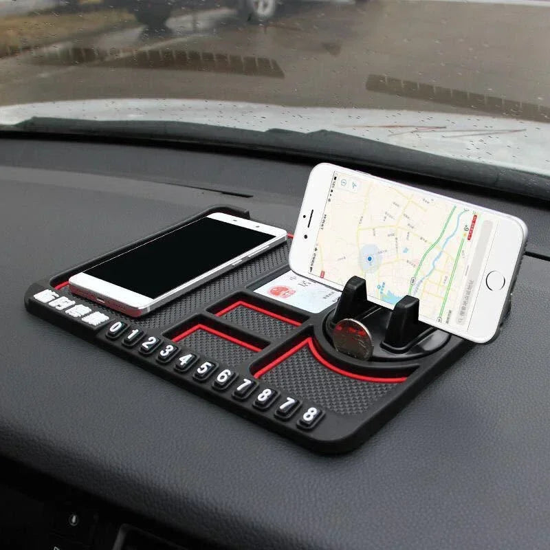 Multi-Functional Car Anti-Slip Mat Auto Phone Holder Non Slip Sticky Anti Slide Dash Phone Mount Silicone Dashboard Car Pad Mat