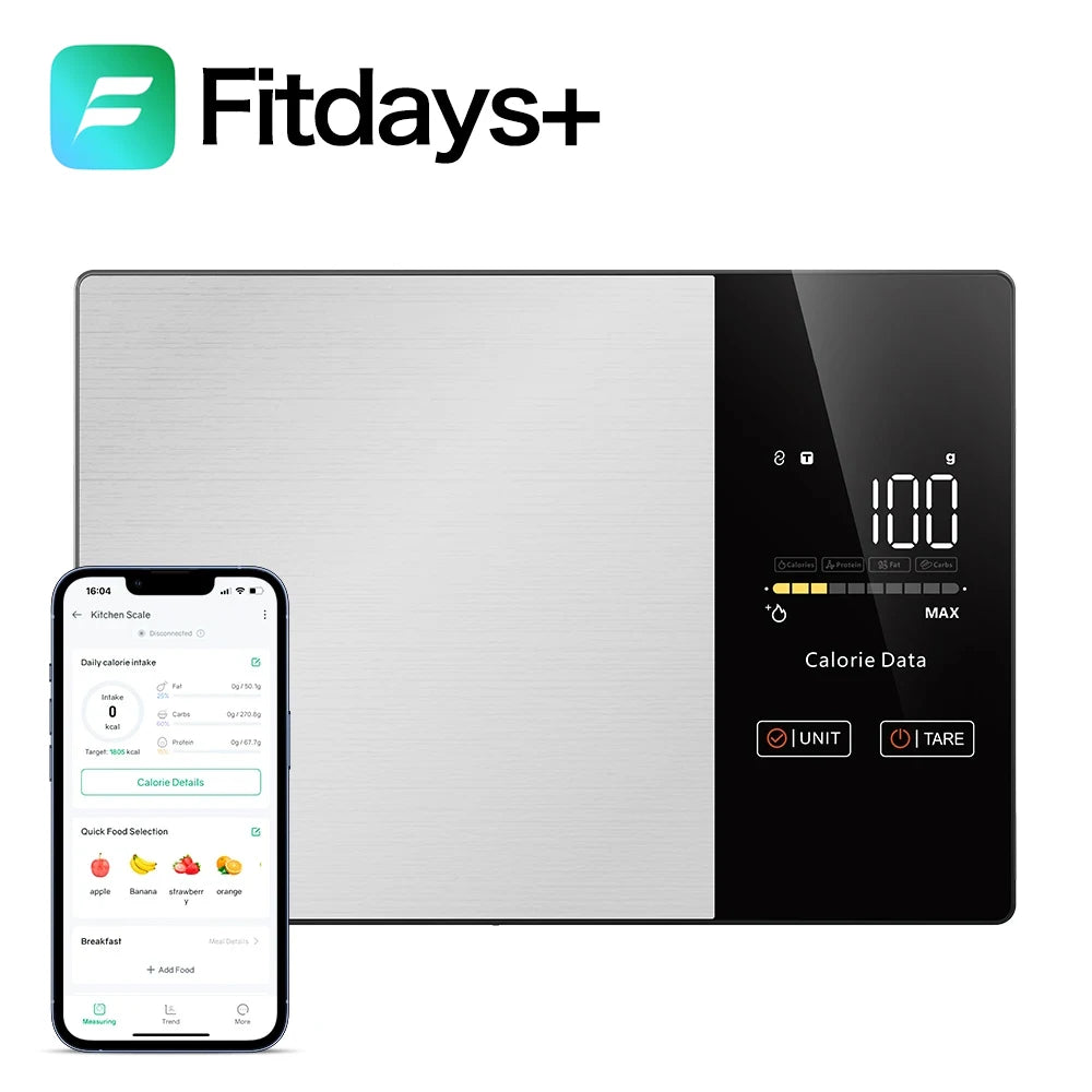 ModernHomeGadgets™ Smart Digital Food Scale with Nutrition Tracking