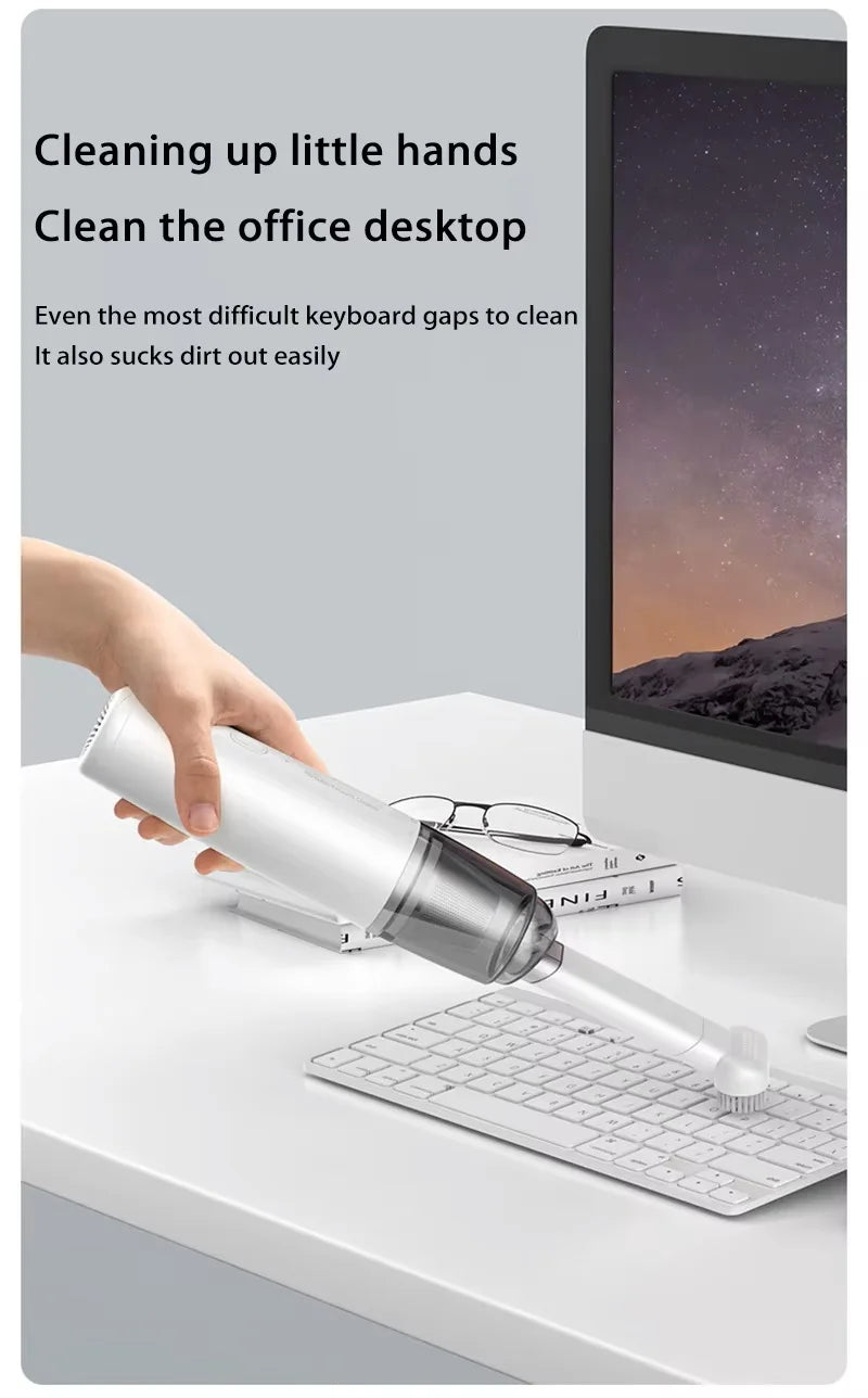 Xiaomi Car Vacuum Cleaner Wireless Portable Vacuum Cleaner Strong Suction Handheld Mini High Power Cleaner For Home
