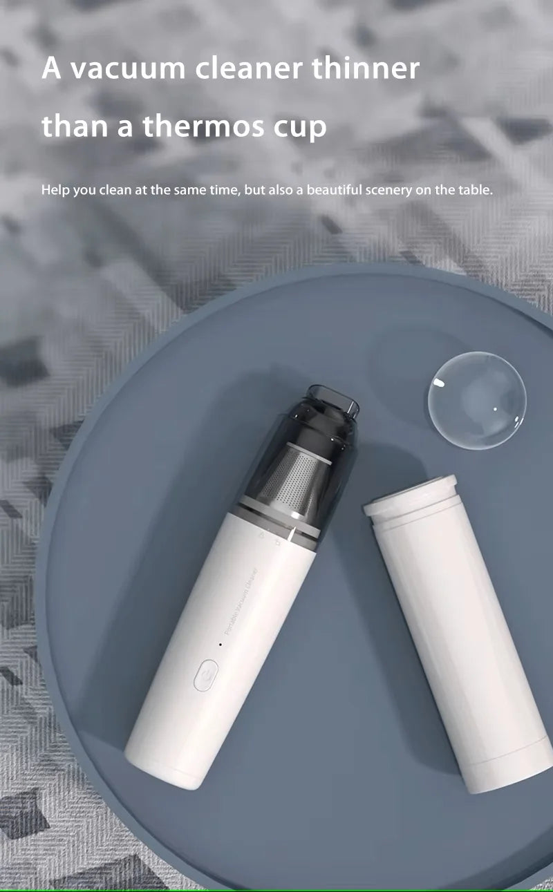 Xiaomi Car Vacuum Cleaner Wireless Portable Vacuum Cleaner Strong Suction Handheld Mini High Power Cleaner For Home