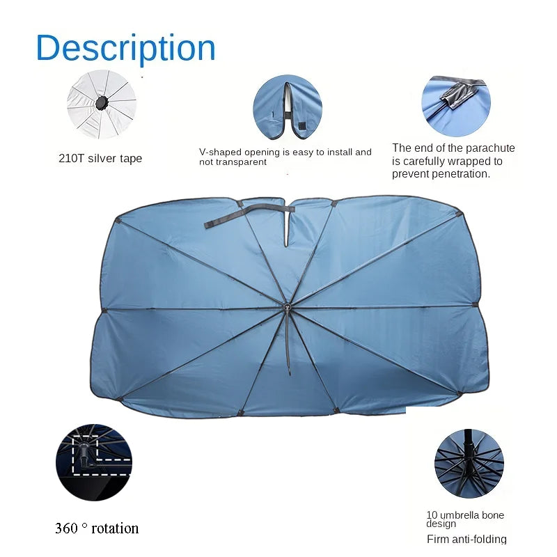ModernHomeGadgets™ Car Windshield Umbrella Sunshade