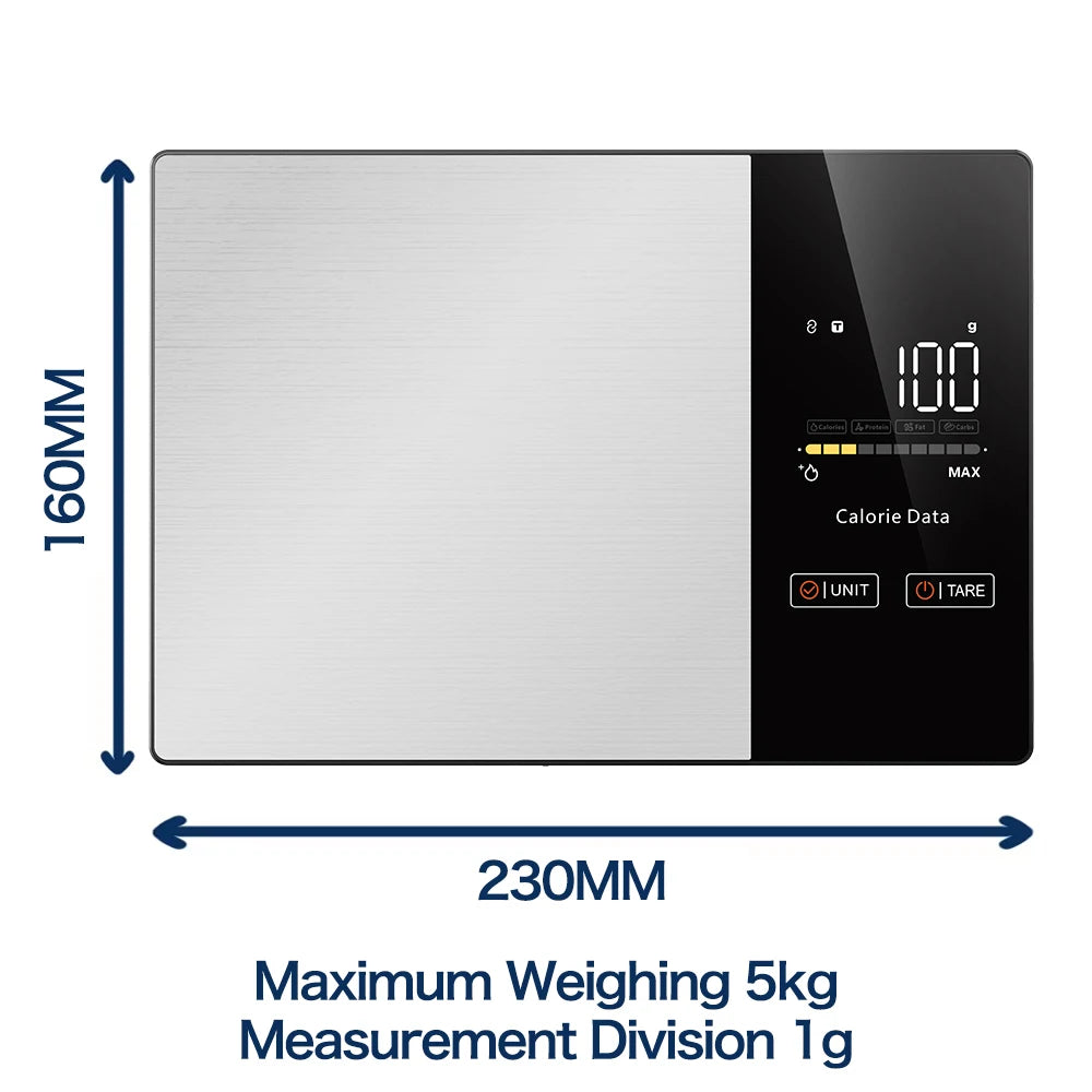 ModernHomeGadgets™ Smart Digital Food Scale with Nutrition Tracking