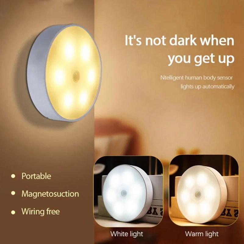 ModernHomeGadgets™ Smart Motion Sensor Lamp – Rechargeable, Magnetic &amp; Portable