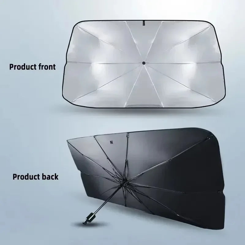 Car Sunshade Umbrella Car Sun Shade Protector Parasol Summer Sun Interior Windshield Protection Accessories For Auto Shading