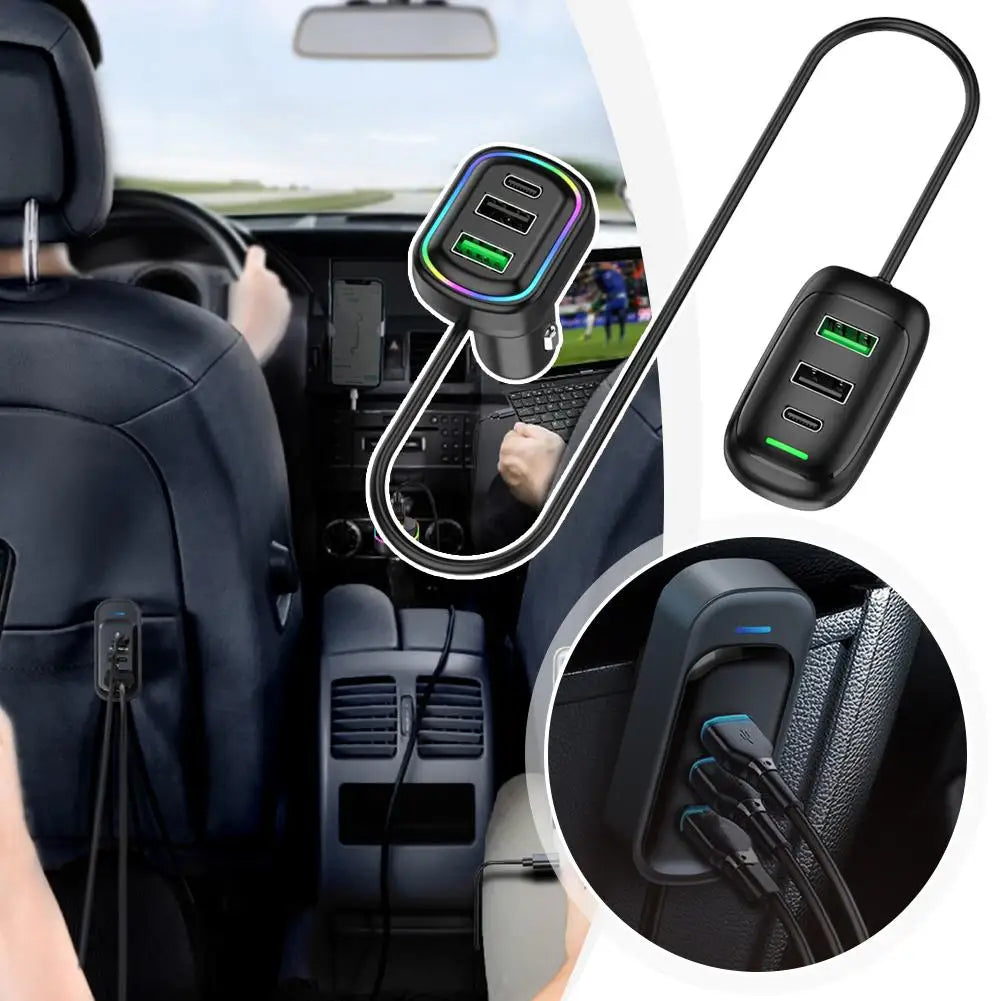 🔌 ModernHomeGadgets™ Dual-Zone Fast Car Charger