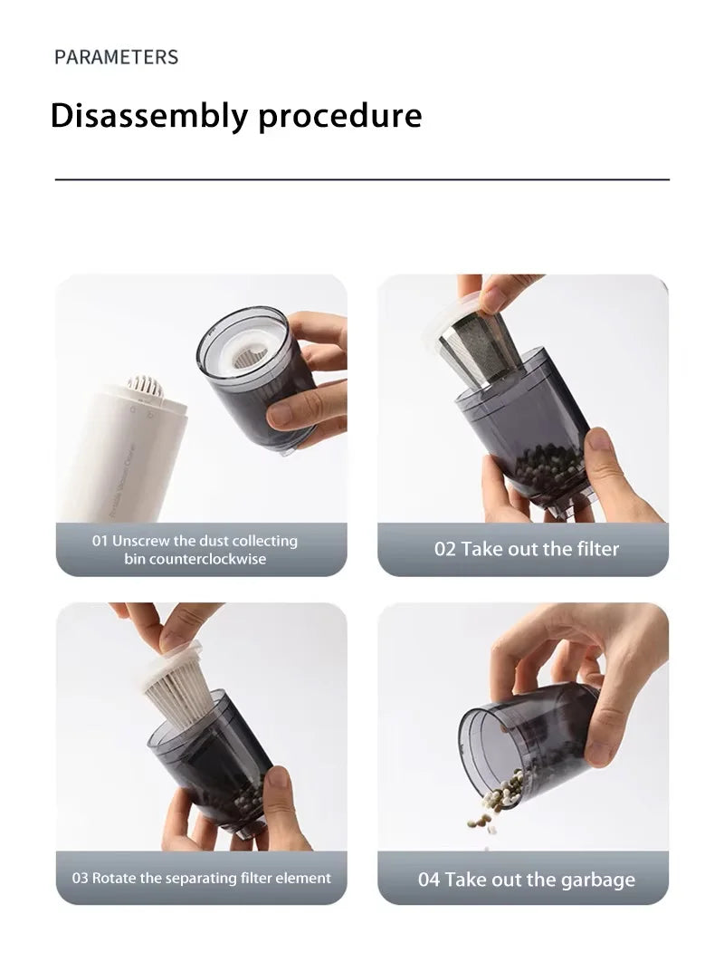 Xiaomi Car Vacuum Cleaner Wireless Portable Vacuum Cleaner Strong Suction Handheld Mini High Power Cleaner For Home