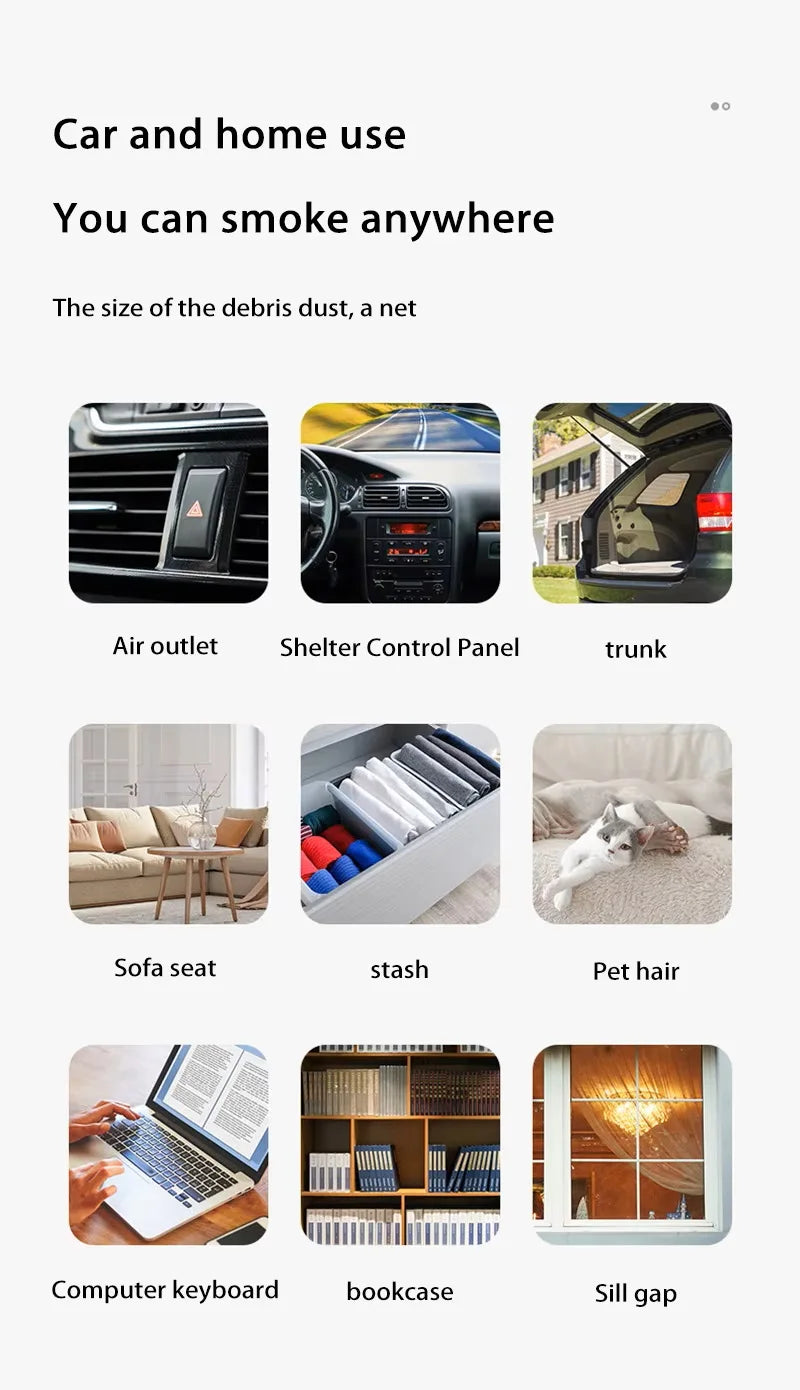 Xiaomi Car Vacuum Cleaner Wireless Portable Vacuum Cleaner Strong Suction Handheld Mini High Power Cleaner For Home