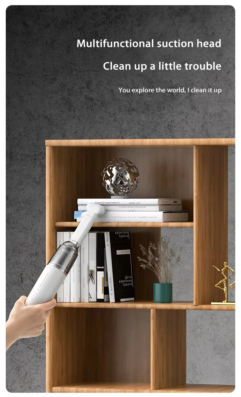 Xiaomi Car Vacuum Cleaner Wireless Portable Vacuum Cleaner Strong Suction Handheld Mini High Power Cleaner For Home