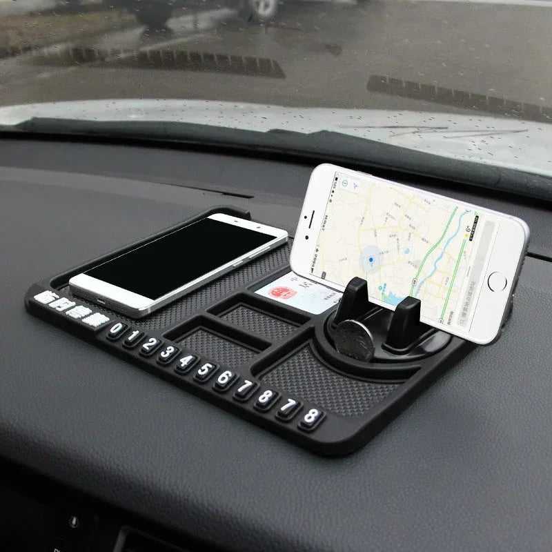 Multi-Functional Car Anti-Slip Mat Auto Phone Holder Non Slip Sticky Anti Slide Dash Phone Mount Silicone Dashboard Car Pad Mat