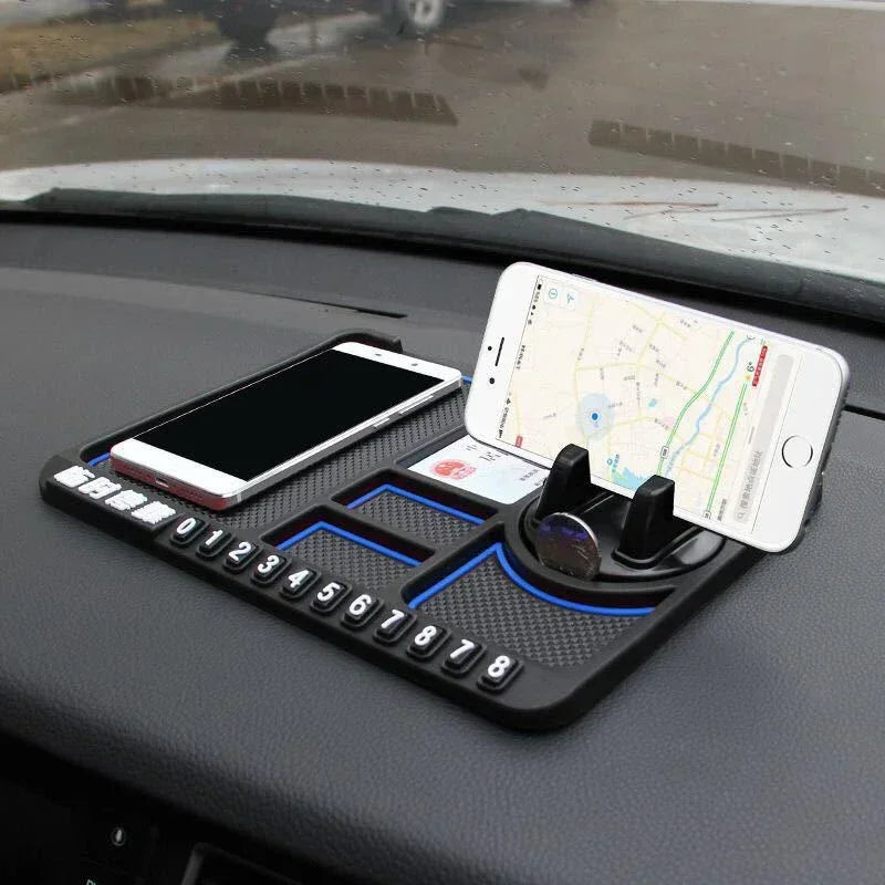 Multi-Functional Car Anti-Slip Mat Auto Phone Holder Non Slip Sticky Anti Slide Dash Phone Mount Silicone Dashboard Car Pad Mat