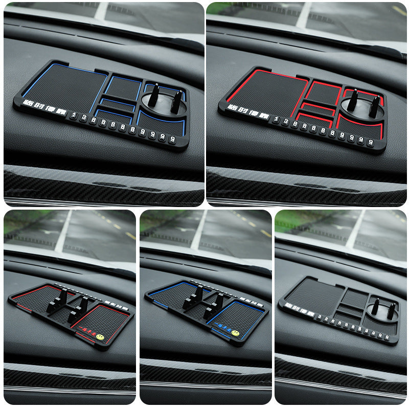 Multi-Functional Car Anti-Slip Mat Auto Phone Holder Non Slip Sticky Anti Slide Dash Phone Mount Silicone Dashboard Car Pad Mat
