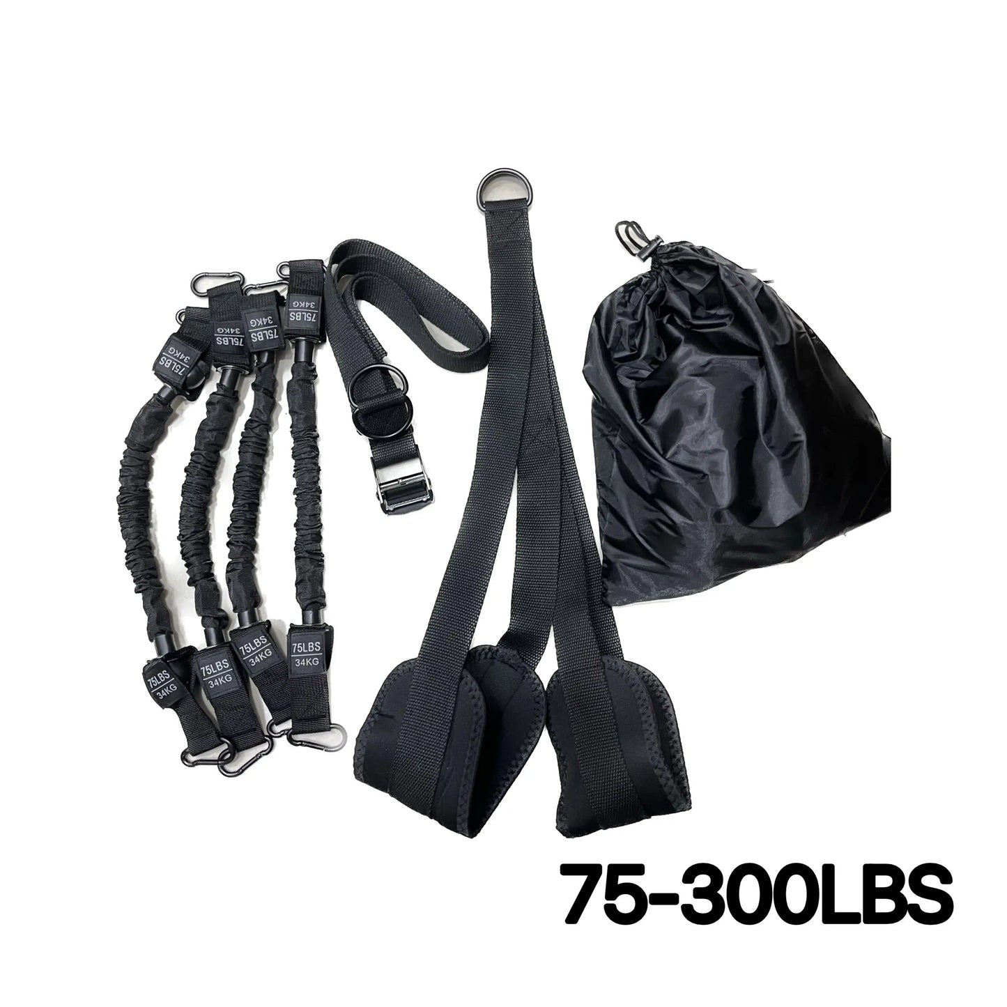 Adjustable Pull-Up Assistance Bands (Dual-Foot Cradle)