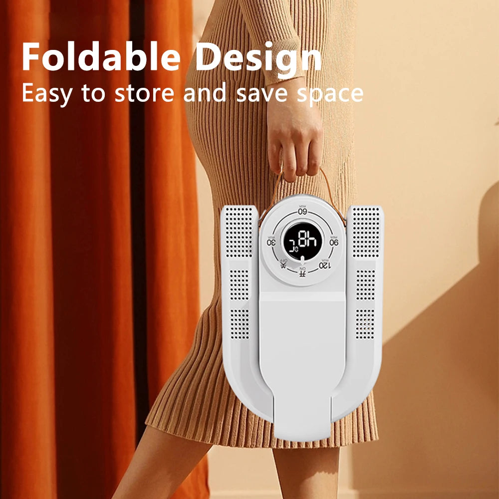 ModernHomeGadgets™ Electric Shoe Dryer with UVC Sterilization – Foldable, Fast & Safe